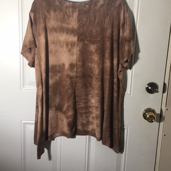 Shannon Ford New York woman’s shirt sleeved scoop neck top with sequins size 3X - Picture 1 of 5